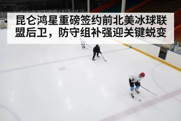 昆仑鸿星重磅签约前北美冰球联盟后卫,防守组补强迎关键蜕变